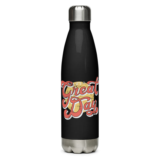 Stainless Steel Water Bottle Black 17 oz