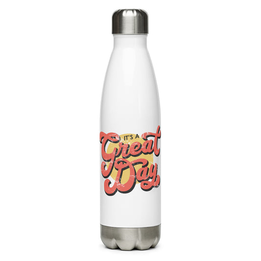 Stainless Steel Water Bottle - White 17 oz