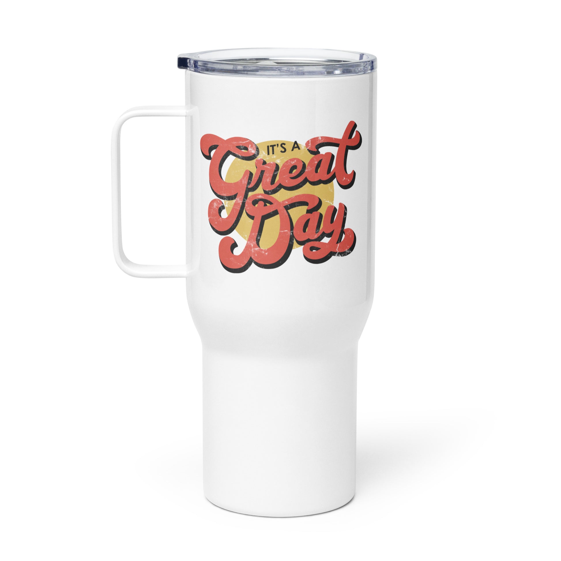 Y&T Logo Travel Mug with Handle (25 oz)