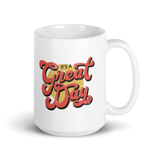 Logo Ceramic Glossy Mug White 11 oz/15 oz